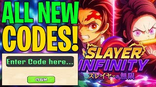 ✅ SLAYER INFINITY CODES ROBLOX – All New Working Codes!