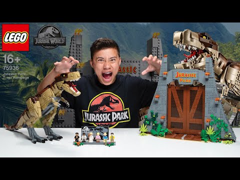 A detailed look at all the Lego Jurassic World sets that are inspired by the PG-13 movie Jurassic Wo. 