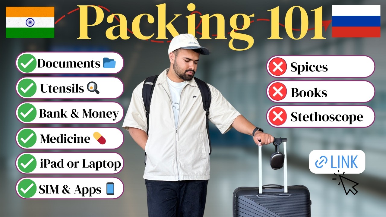 MBBS Russia Essentials 🎒 🩺 | What to Pack + Avoid | Complete Guide 📦 | ep - 16