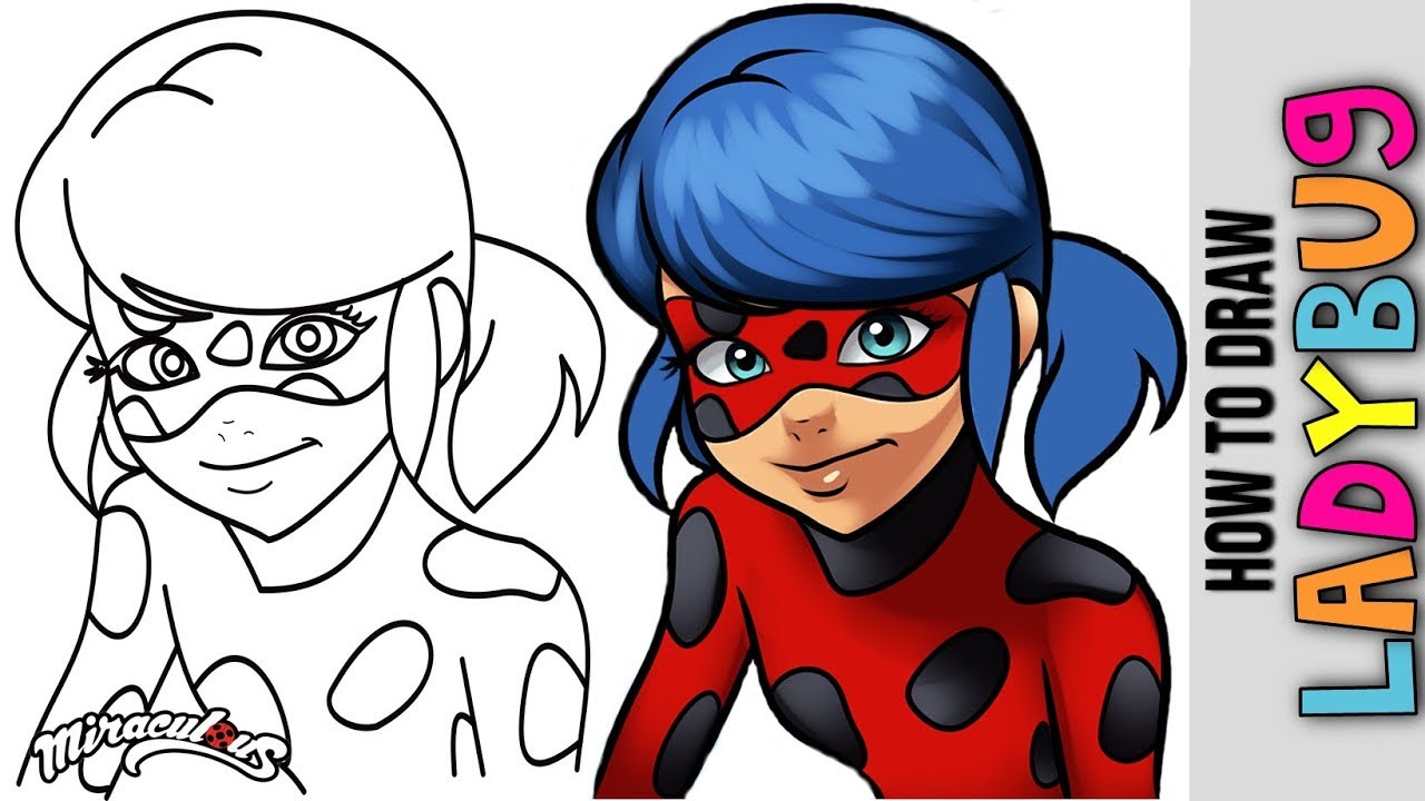 How To Draw Miraculous Ladybug 🐞 The Adventures Of Ladybug 🐞 Cute Easy