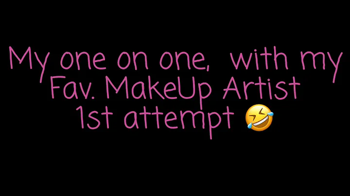 One on One with my Fav. makeup Artist