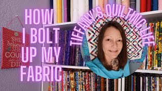 How Do I Bolt My Fabric? Using Magazine Boards for Quilters...