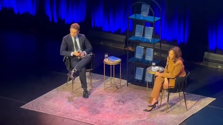 Former VP Kamala Harris Interrupted by Gaza Protesters on 1st Night of Book Tour