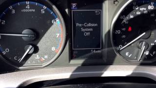 2017 Toyota RAV4 pre collision system and lane departure alert