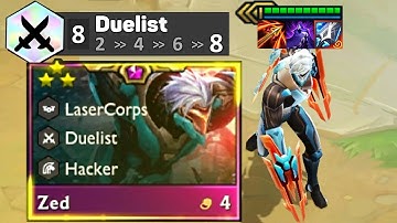 AAAAAAA - 8 Duelist 3 Star Zed | TFT SET 8