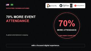Details 70% MORE EVENT ATTENDANCE | OutSystems News
