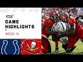 Colts vs. Buccaneers Week 14 Highlights | NFL 2019