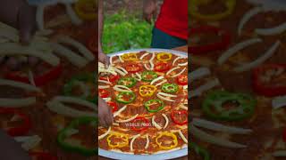 Corn &amp; Mushroom Pizza | BIG SIZE PIZZA | WORLD FOOD TUBE #shorts #reels