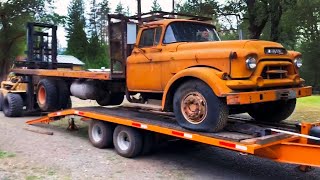 GMC Truck 471 Detroit diesel coming back to life after 25 yrs.  1st start