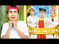 Oh no mike wants to join girls only spa  funny stories about baby doll family