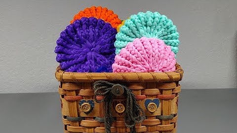 Loom Knit Tulle Scrubbies/Super Easy Loom Knit Tulle Scrubbies/24 Peg Loom/ Tulle Scrubbies