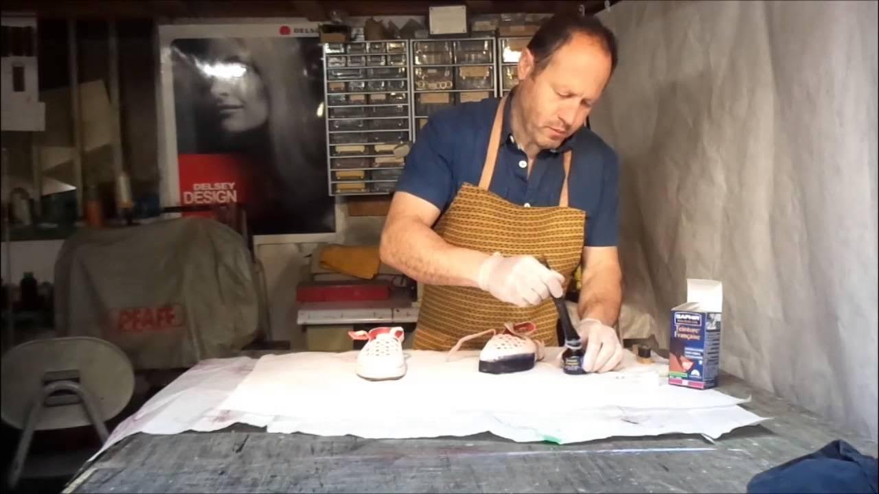 Comment teindre des chaussures en daim YouTube