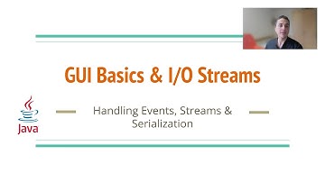 Java OOP Essentials - 4 | Java GUI, Event Listeners, and File I/O Streams