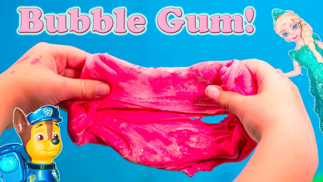 How To Make Bubble Gum at Home with Paw Patrol and Frozen YouTube