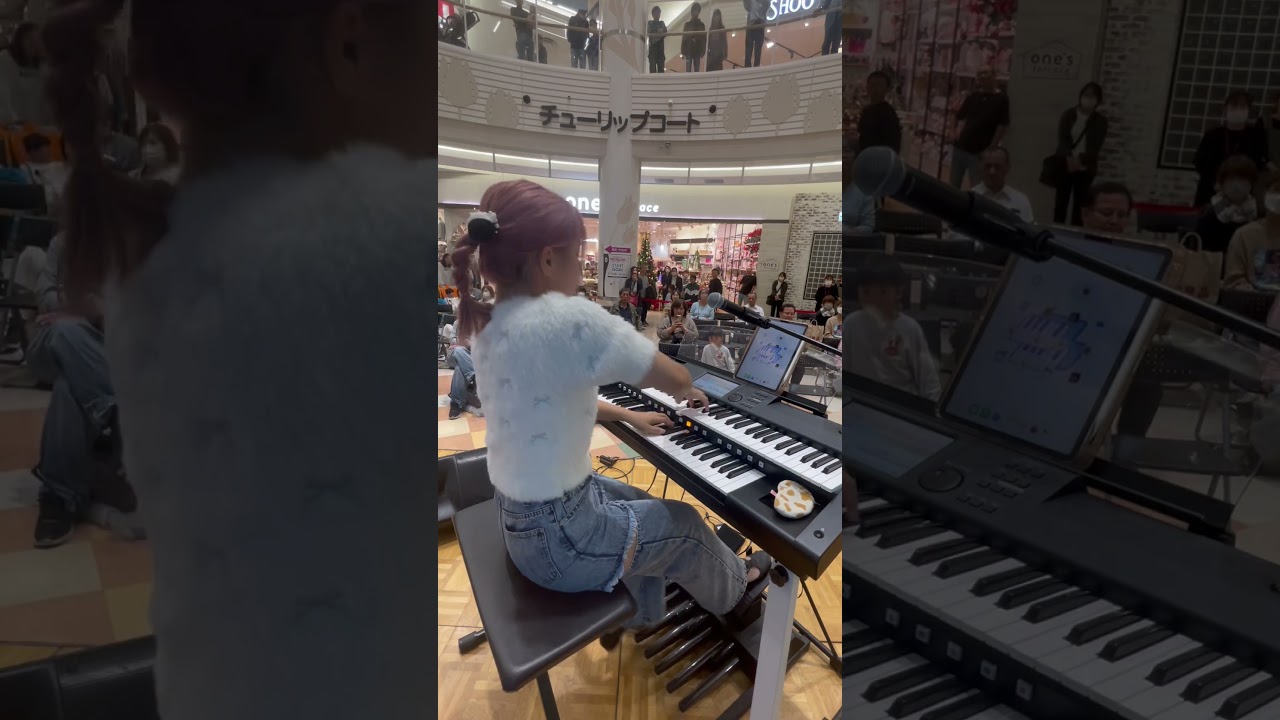 イオンのど真ん中で宇宙戦艦ヤマト！🎹フルバージョンtiktokにあります #宇宙戦艦ヤマト #弾いてみた エレクトーン #イオン #ほりピ