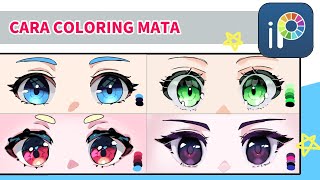 Tutorial Cara Coloring Mata Anime di Ibis Paint X