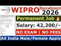 Wipro Recruitment 2026 | Wipro New Vacancy 2026 | Wipro Jobs 2026 | Wipro Job Hiring 2026