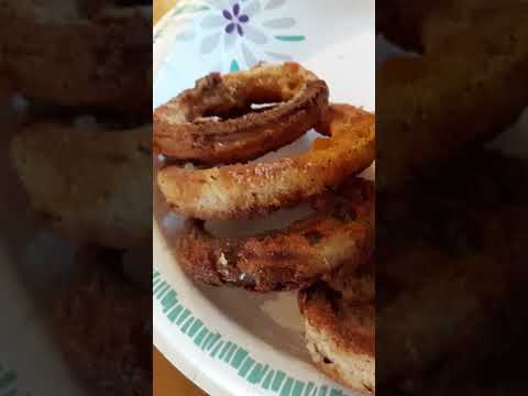 Simple 5 Minute "Breaded" Keto Onion Rings (Nut Free And Gluten Free)