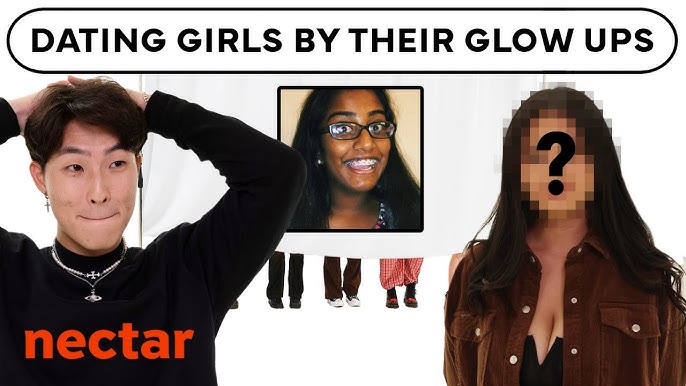 Blind Dating 6 Nerdy Girls By Glow Up #dating #glowup