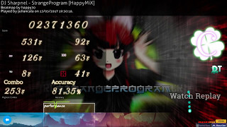 StrangeProgram [HappyMiX] + DT pass 253x 81,35%