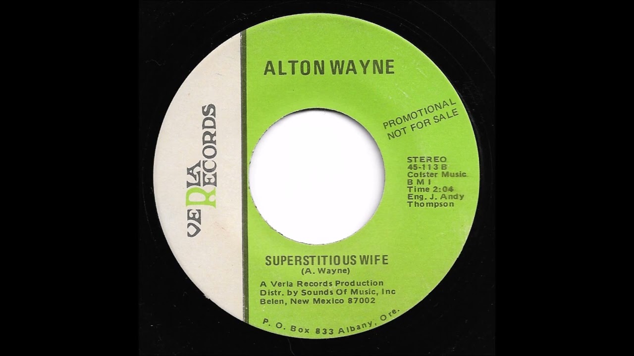 Alton Wayne - Supertstitious Wife - YouTube