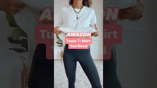 #Amazon White T-Shirts | Tunic T-Shirt | Shop link in bio #amazonfinds #amazonmusthaves screenshot 3