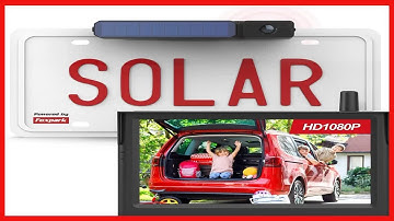 Solar Wireless Backup Camera for Car (1080P), 3 Mins DIY Installation, Foxpark Solar 3
