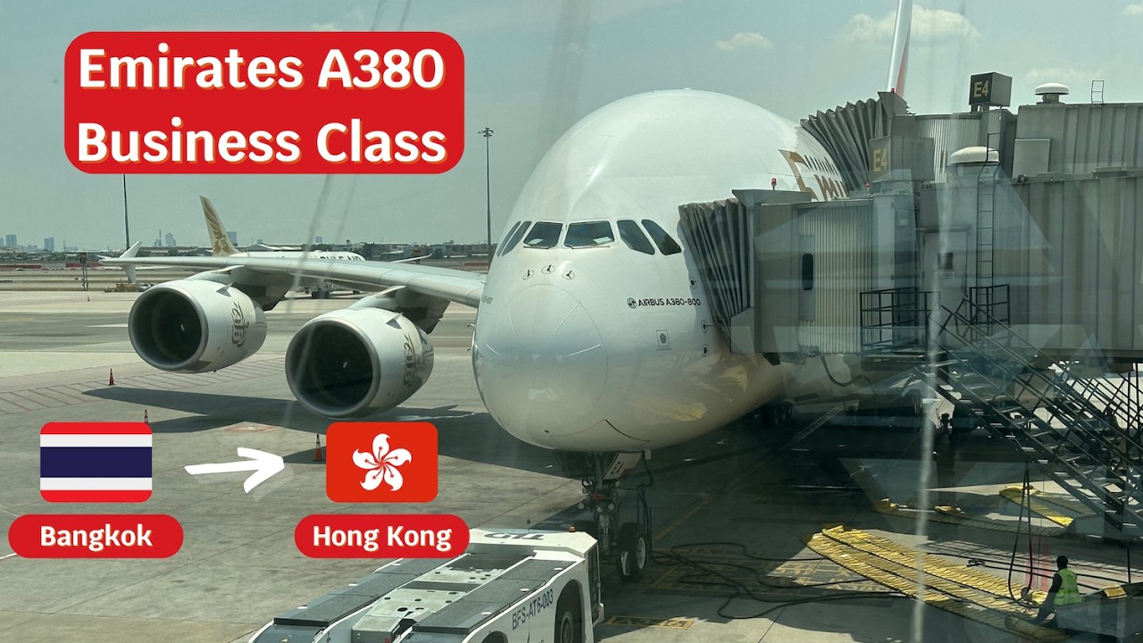 [TRIP REPORT] Emirates Airbus A380 (Business Class) Bangkok Suvarnabhumi - Hong Kong