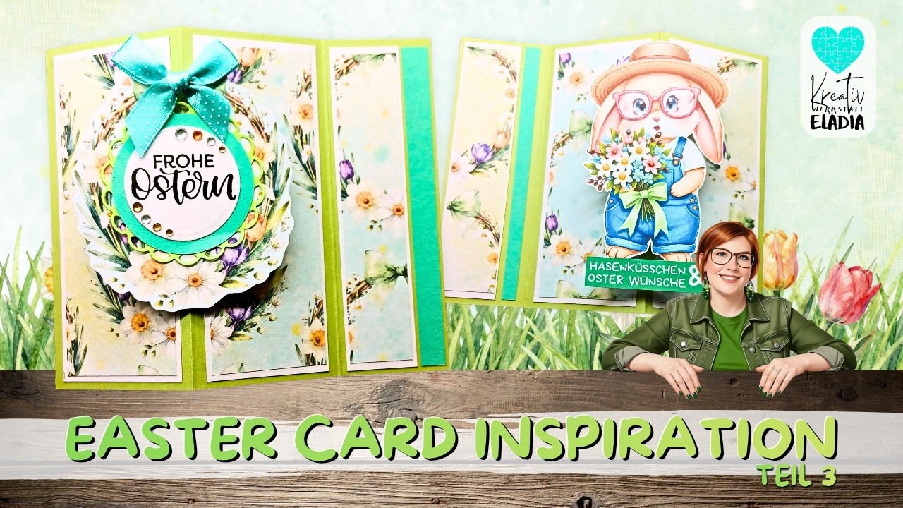 Diamond Pillar Fun Fold Card - Easter Card Inspiration Part 3 💎🐰