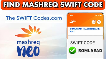 How to Find Your Mashreq Neo Bank SWIFT Code 2025!