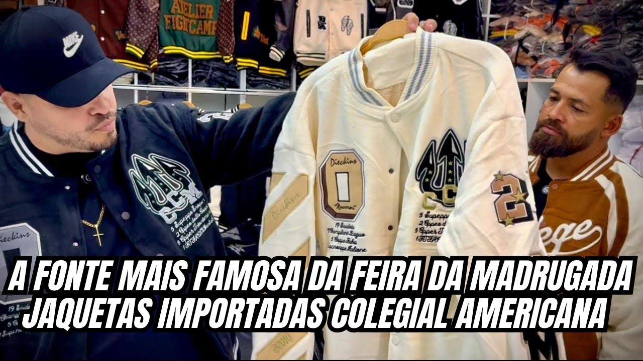 🔥JAQUETAS COLEGIAL AMERICANA E SUÉTERES DE ALTA QUALIDADE DIRETO DA MAIOR FONTE DA FEIRINHA #brás