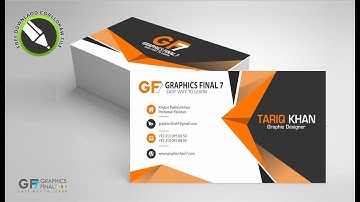 business cards design coreldraw tutorial | Professional Visiting card design 005