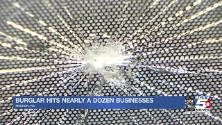 Police investigate string of 8 burglaries at Johnson County businesses
