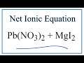 Net Ionic Equations and Spectator Ions