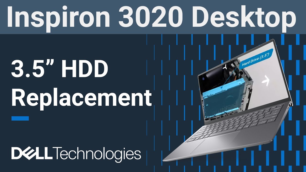 Inspiron 3020 Desktop | How to replace the 3 5 hard disk drive
