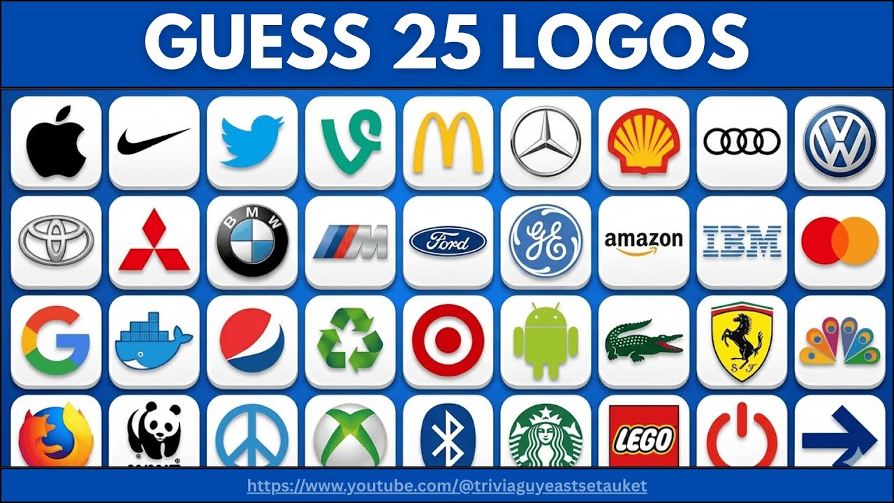 Guess the Logo | 25 Famous Logos | Logo Quiz 2026