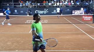 Fabio Fognini x Felix Aliassime Rio Open 2019 Court level points