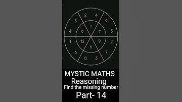 Missing Number in the Circle || Find the number || Reasoning Part - 14 || #shorts #maths #tcs #exam