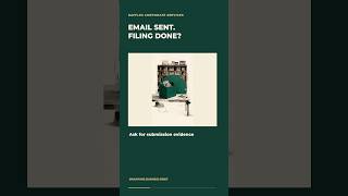 Email Sent Does Not Mean ACRA Filing Done #Shorts