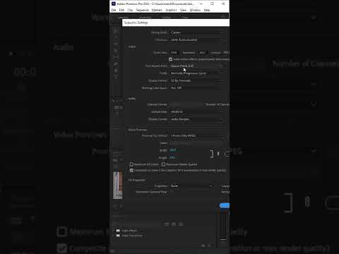 How to change aspect ratio in premiere pro tutorial #shorts #shortstutorial #premiere