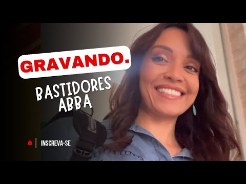 Tentei gravar os bastidores do clipe ABBA.