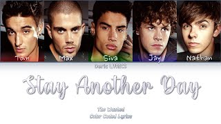 The Wanted - Stay Another Day (Color Coded Lyrics)