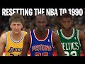 Resetting The NBA Back To 1990 In NBA 2K20!