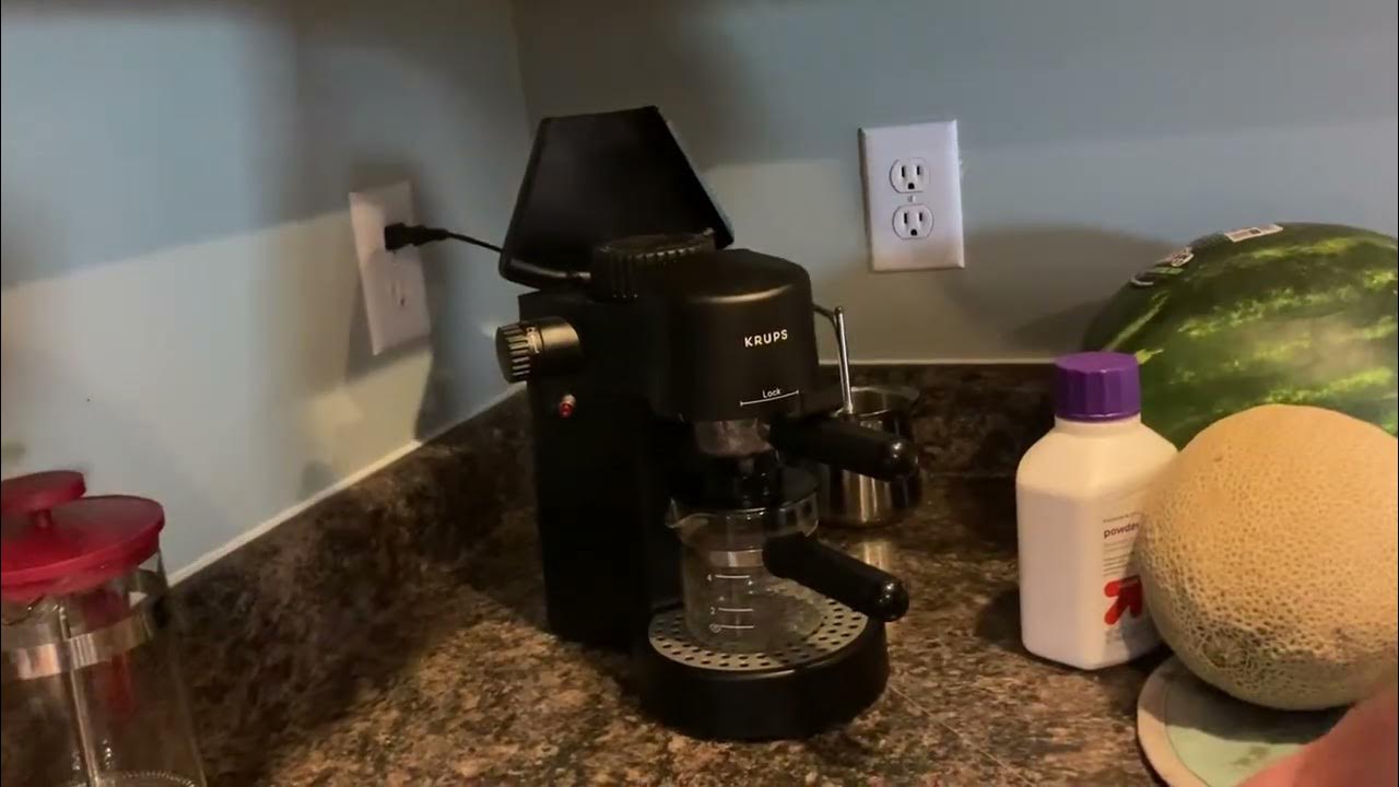 Krups 87242 Bravo Plus Espresso Maker YouTube