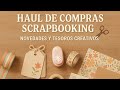 Haul de Compras Scrapbooking ✂️ Novedades y Tesoros Creativos | Materiales para Scrap