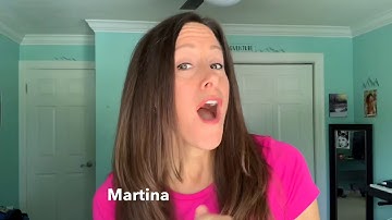 Learn to Spell MARTINA Toddler Song | Learn to Talk with Patty Shukla