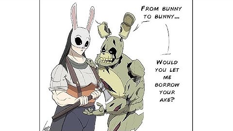 Springtrap asks Huntress to borrow her Axe | Dead by Daylight Comic Dub