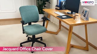 Jacquard Office Chair Cover 2PC