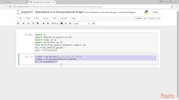 TensorFlow for Machine Learning Solutions: Operations in a Computational Graph| packtpub.com
