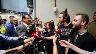 Ekrem İmamoğlu, Rumelihisarı - Aşiyan Finükiler hattını öğrencilerle birlikte deneyimledi